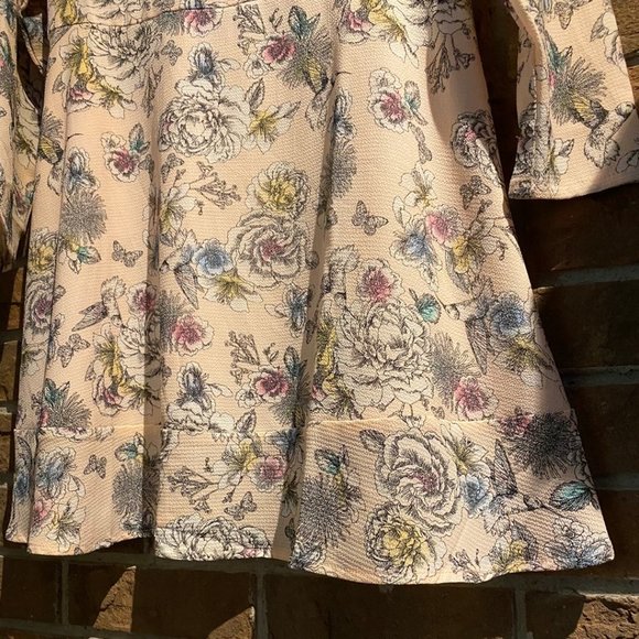 NWOT Cotton On Retro Floral Pink Dress Size M - Picture 6 of 9